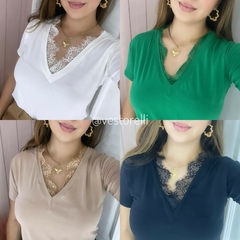 Tee Basic - Renda - loja online