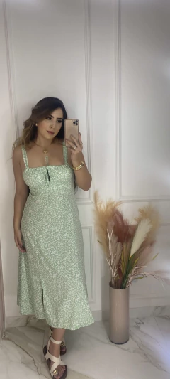 Vestido Fresh Floral Alcinha - Crepinho - Vestorelli