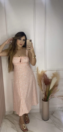 Vestido Fresh Floral Alcinha - Crepinho