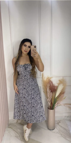 Vestido Fresh Floral Alcinha - Crepinho - Vestorelli