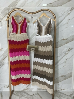 Vestido Tricot Colors - Abertura Lateral
