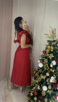 Vestido Maldivas Nula Manga - Babados - Vestorelli