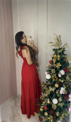 Vestido Alça Babado - Duna - loja online