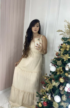 Vestido Flor - Pedrinha Pérola - loja online