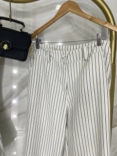 Conjunto Alfaiataria- Colete com Faixa + Calça- Risca de Giz - comprar online