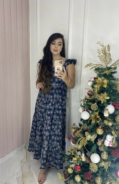 Vestido Jeans - Bordado Lease na internet