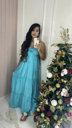 Vestido Amarração - Flor na internet