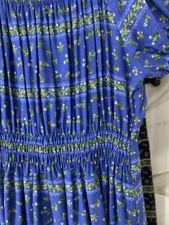 Vestido Manguinha Camponesa - Floral - comprar online