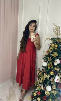 Vestido Alcinha Lacinho - Liso - loja online