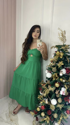 Vestido Laço Abertura - Colors - loja online