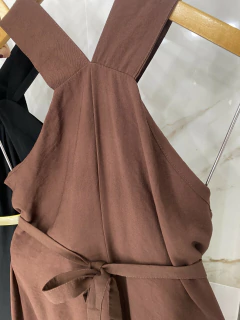 Vestido Cruzado com Cinto - Marrant na internet