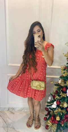 Vestido Laise Curto - Manguinha na internet