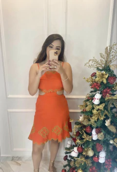 Vestido Curtinho - Bordado na internet