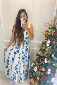Vestido Floral - Alcinha - Vestorelli