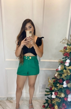 Cropped Laço Lurex - Tricot na internet