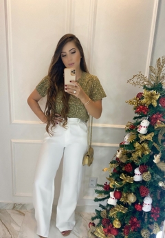 Blusa Paetê - Manguinha na internet