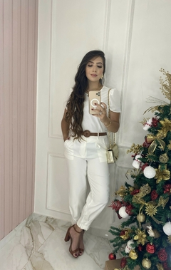 Calça Alfaiataria Cenoura - Barra Zíper na internet