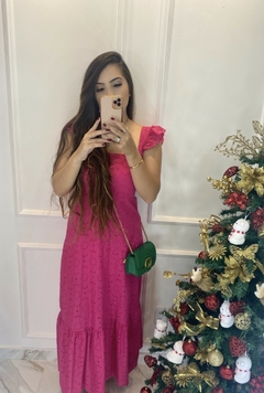 Vestido Longo Laise - Alcinha Babado