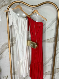 Vestido Laço Ombro - Viscose Premium