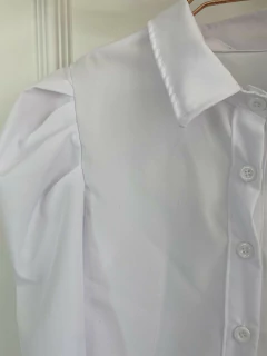 Camisa Social Manga Princesa - Branca - Vestorelli