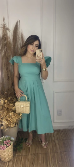 Vestido Capri - Alça Babados - Vestorelli