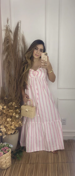 Vestido Mykonos - Listrado - Vestorelli