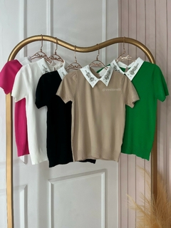 Blusa Tricot - Aplicação Pedraria