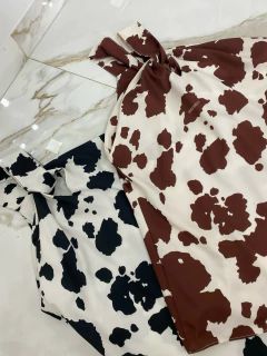 Regata Gola Cruzada - Cow Print