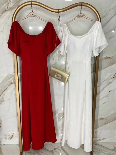 Vestido Longo Manguinha - Marrant