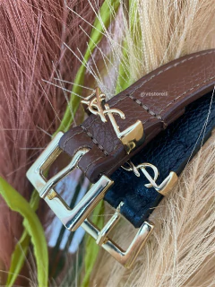 Cinto Fino Ysl - COURO - loja online