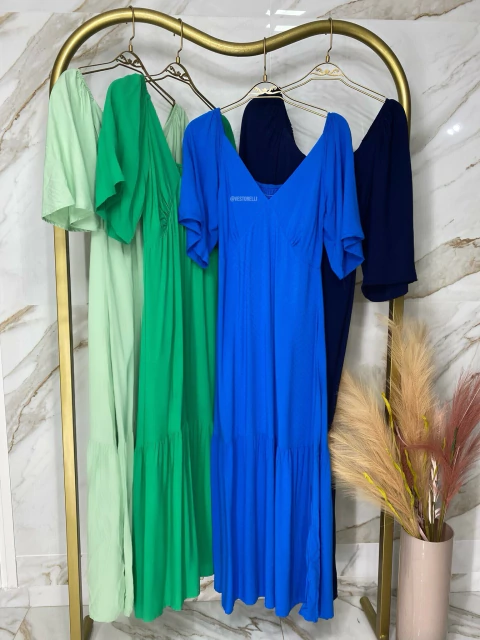 Vestido Manguinha Colors - Viscolinho - comprar online