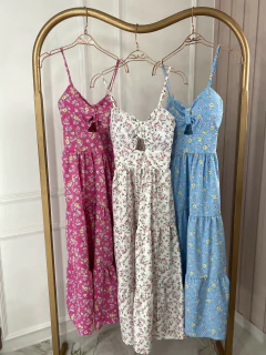 Vestido Laço Florzinha - Recortes