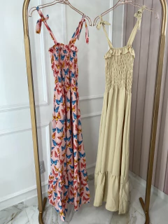 Vestido Alcinha Longo - Estampado
