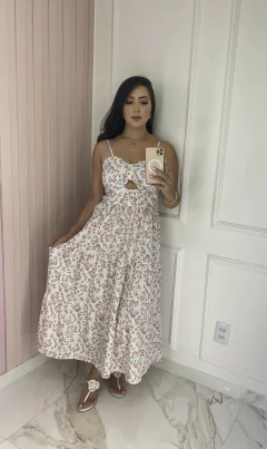 Vestido Laço Florzinha - Recortes - loja online