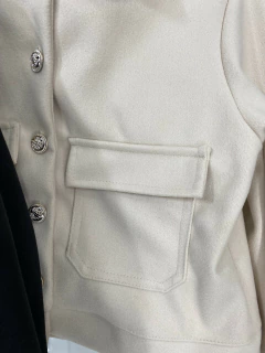 Jaqueta Lã Batida - Botões