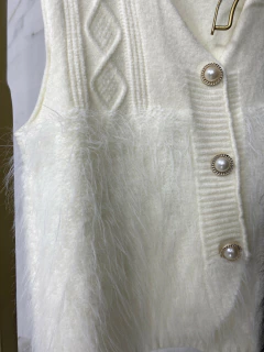 Colete Blair - Tricot importado com pelúcia - comprar online