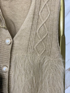 Colete Blair - Tricot importado com pelúcia - loja online