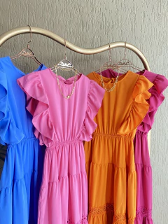 Vestido Babados - Colors - comprar online