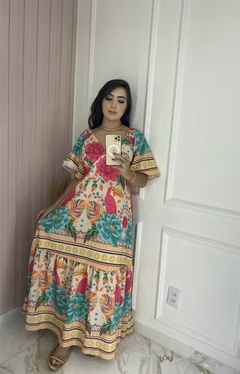 Vestido Manguinha - Estampado