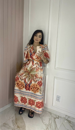 Imagem do Vestido Abertura Lateral - Estampado
