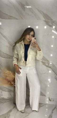 Jaqueta Lã Batida - Botões - comprar online