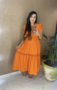 Vestido Babados - Colors na internet