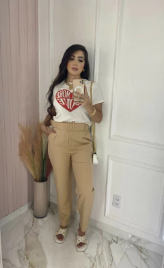 Calça Alfaiataria c/ Cinto - comprar online