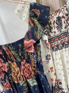 Vestido Babados - Estampado