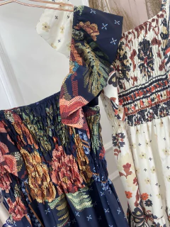 Vestido Babados - Estampado