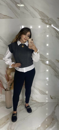 Colete Tricot - Trançado na internet