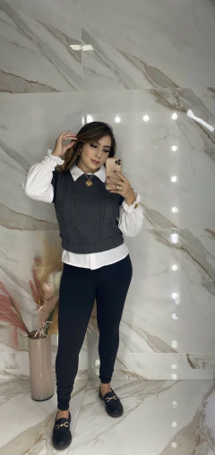 Colete Tricot - Trançado - comprar online