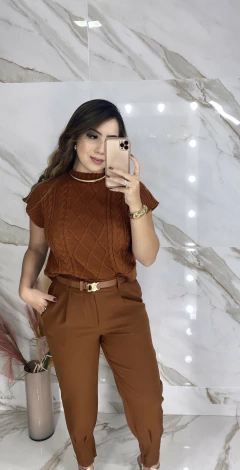 Colete Tricot - Trançado