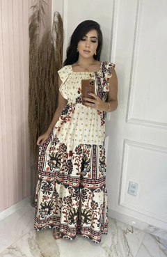 Imagem do Vestido Babados - Estampado