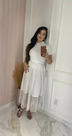 Blusa Tricot - Aplicação Pedraria - loja online